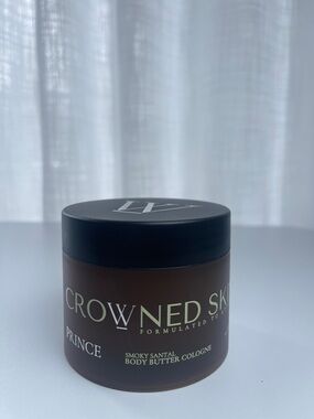 CrownedSkin Prince Smoky Santal Body Butter Cologne - Brown